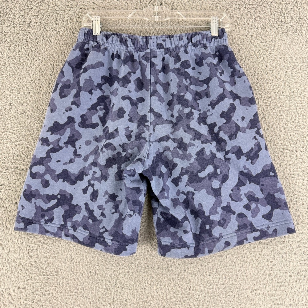 Nike Sportswear Club Fleece Shorts Mens Small Blue Camo DA0057-453 Drawstring - Picture 8 of 13